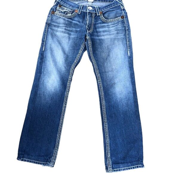 Vintage True Religion Jeans Size 32 BILLY Blue - Picture 4 of 9